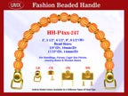 Designer Purse Handles HH-P4xx-247 For Beaded Designer Handbags