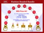 Designer Purse Handles HH-P4xx-267 For Beaded Designer Handbags