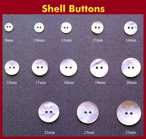 Shell Buttons - The Beauty of Great Mother Nature 