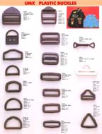 Plastic Buckle Series 2: D-Rings,
    Square Rings, Glides, Ladder Locks, Glove Hook Rings