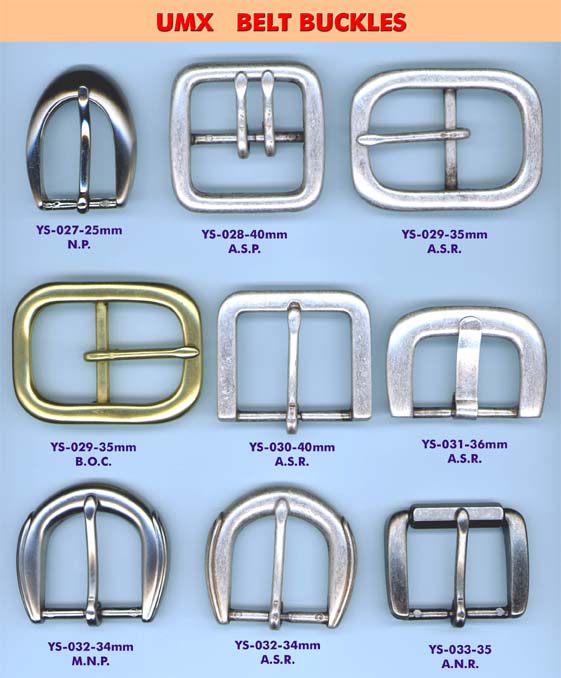 Buckle Series YS-027 to YS-033: Fashion Buckles: Jeans buckles: Shoe Buckles: Belt Buckles - Buckle Series