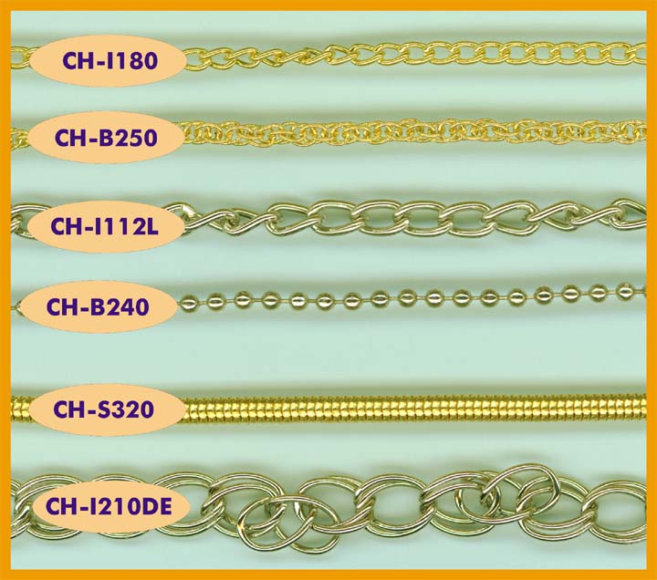 Large Picture of Fashion Chain Series 9: Ball Chains, Snake Chains, Bead Chains, Tag Chains