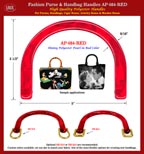 Wholesale Cigar Purses, Handbags, Purses Handle: AP-084 Red Color Plastic Handles
