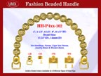 Beaded Purse Handles HH-P4xx-102 For Fabric Purses