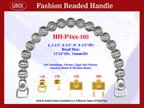 Beaded Purse Handles HH-P4xx-103 For Fabric Purse