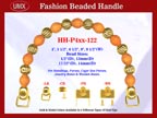 Beaded Purse Handles HH-P4xx-122 For Wedding Purses