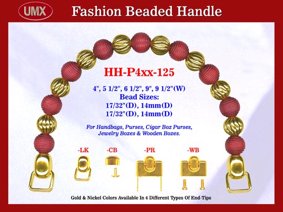 Beaded Purse Handles HH-P4xx-125 For Lady Purse