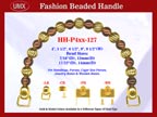 Designer Purse Handles HH-P4xx-127 For Beaded Designer Purses