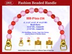 Beaded Purse Handles HH-P4xx-236 For Fabric Purses