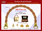 Wholesale Handbags Handle HH-Pxx-432 With Holly Cross Tube Bali Beads and Metal Beads.