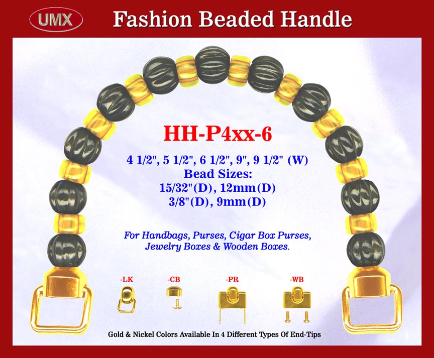 HH-P4xx-6 Stylish Beaded Purses and Beaded
Handbag Handles