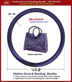 AP120-B  Fashion Purse and Handbag Handles- Ring Style