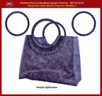 AP120-B-PTN  Fashion Purse and Handbag Handles Sample Patterns - Ring Style