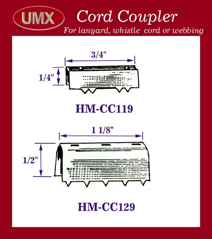 Cord Coupler, Webbing Coupler - Fastener