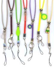 Eazy-Zip cell phone, name badge neck lanyards