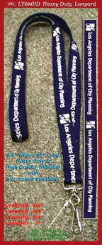 LY404 - 5/8 inch lanyards-los angeles department of city planning