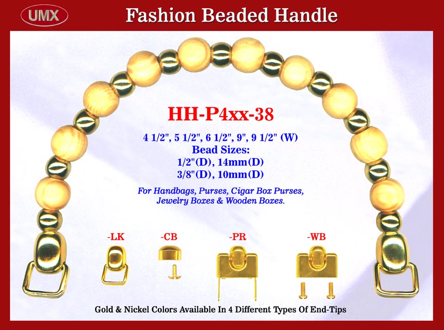 Gold Color Model: HH-P4xx-38 Stylish Purse Handle For Wood Jewelry Box handbag, Cigar Box Purse
and Cigarbox