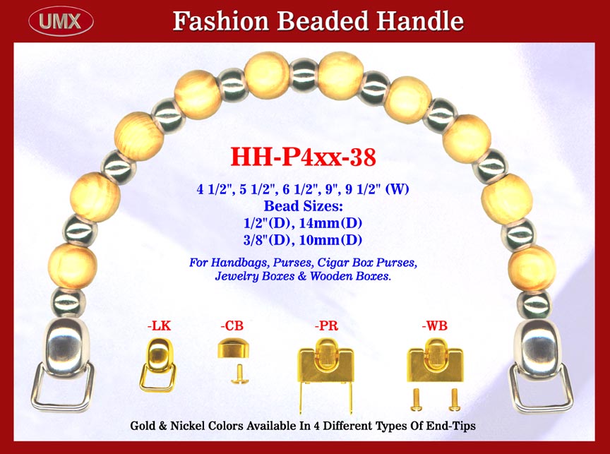 Nickel color model: HH-P4xx-38 Stylish Purse Handle For Wood Jewelry Box handbag, Cigar Box Purse
and Cigarbox