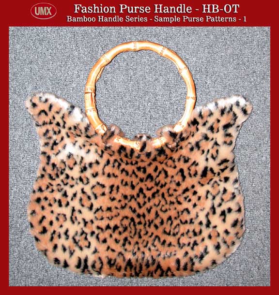 Fashion Designer Handbag and Purse Patterns - Round O-Shape handles